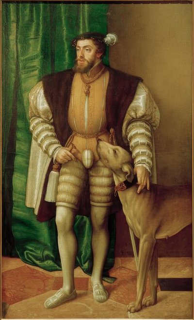 الإمبراطور كارل الخامس بصحبة أولم بواسطة جاكوب سيسينجر